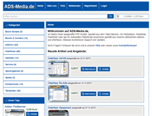 Tablet Screenshot of ads-media.de
